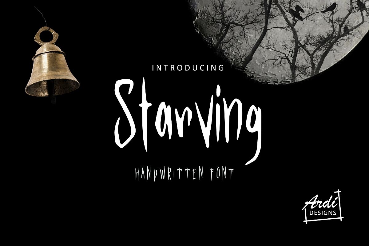 Starving Font example image 1