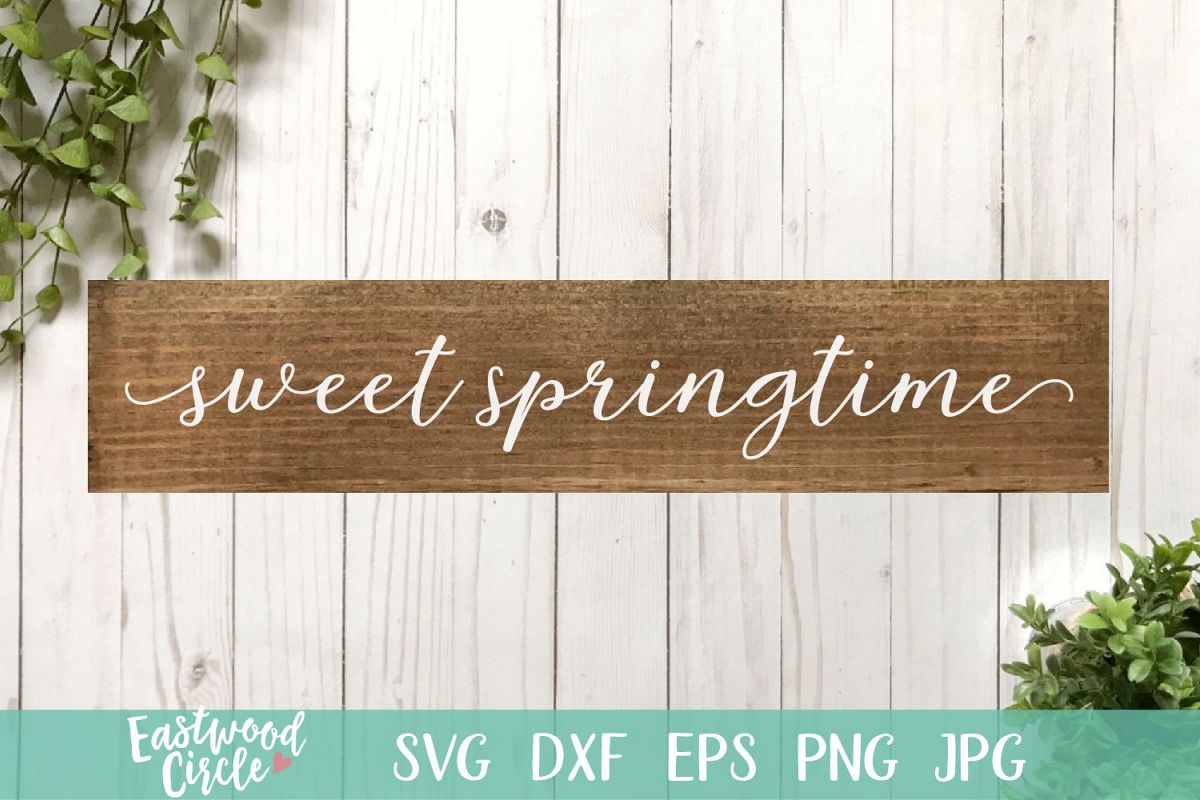 Sweet Springtime - A Spring SVG Cut File example image 1