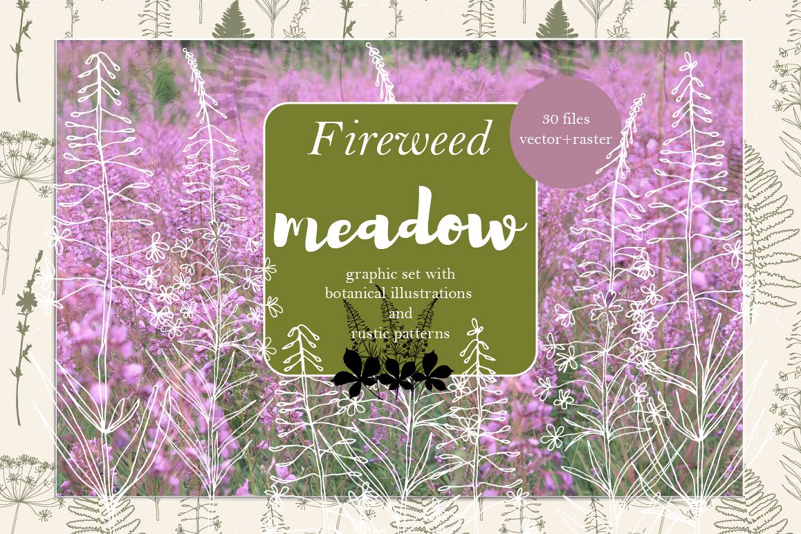 Fireweed meadow set example image 1