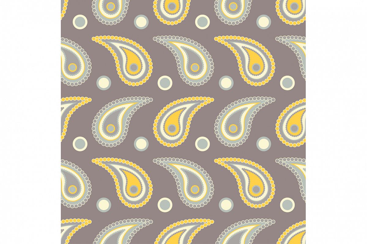 Ethnic boho seamless pattern with Paisley. example image 1