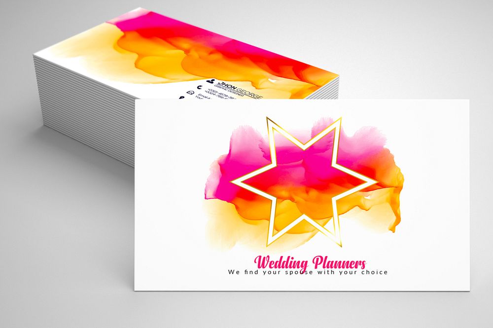 Wedding Planner's Business Card 02 example image 1