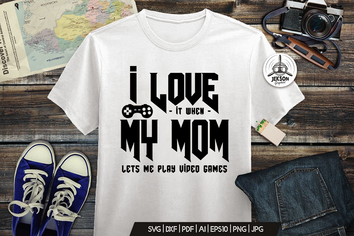 Retro Video Games Print / Vintage Gamers T-Shirt example image 1