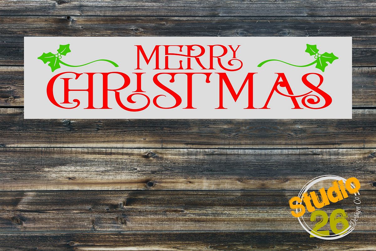 Merry Christmas SVG example image 1