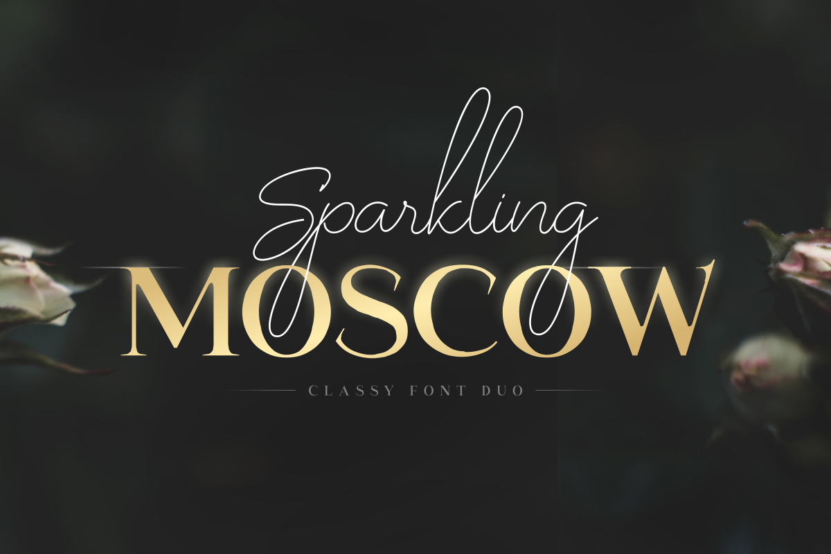 Sparkling Moscow - Font Duo example image 1