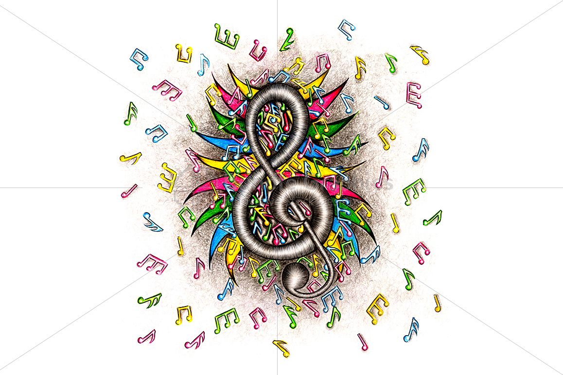 Musical Symbol Treble Clef - Illustration example image 1