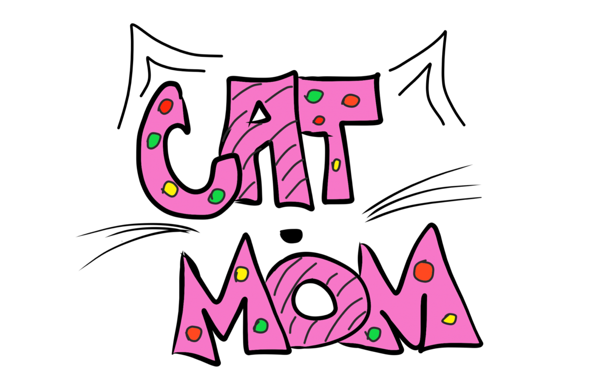 Hand drawn Cat Mom PNG TRANSPARENT example image 1