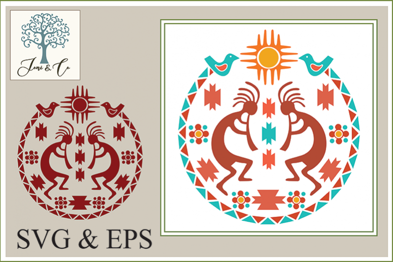 Kokopelli Southwest Circle example image 1