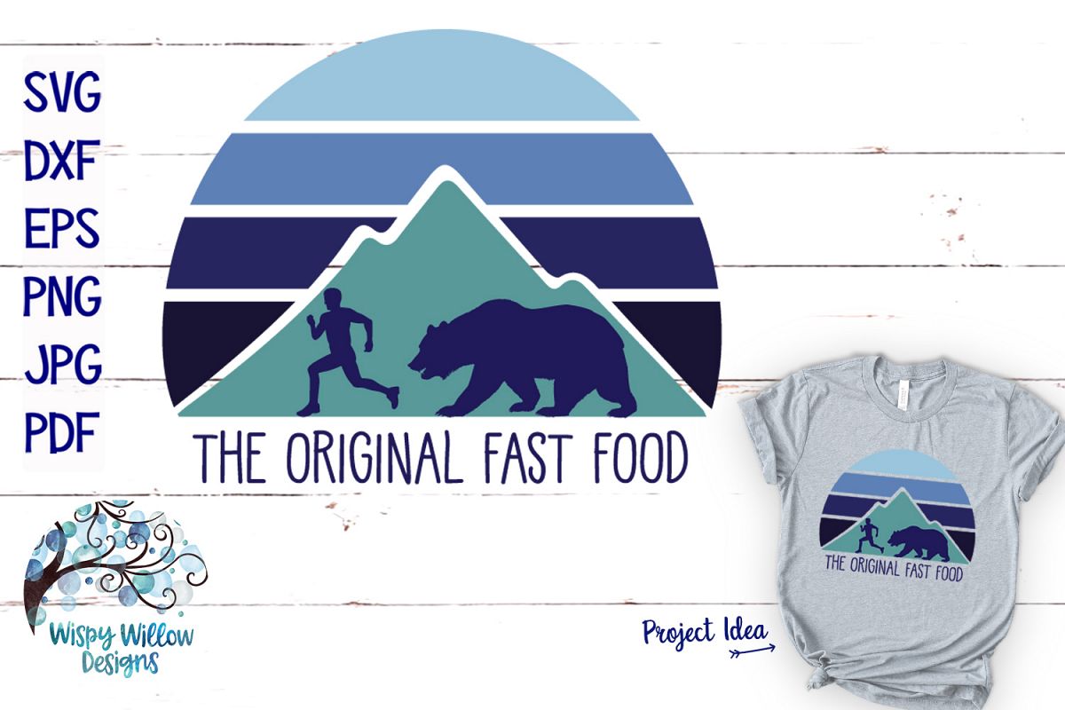 The Original Fast Food SVG | Funny Camping SVG Cut File example image 1