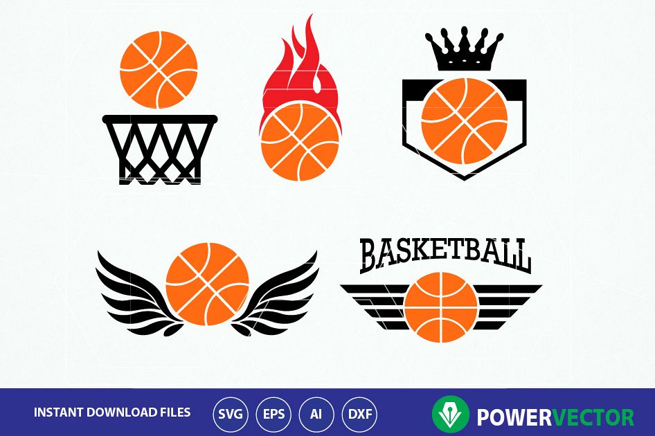 Download Svg File Basketball. Basketball Logo Svg, Eps, Dxf, Ai, Png. Basketball Clipart, Cut Files for ...