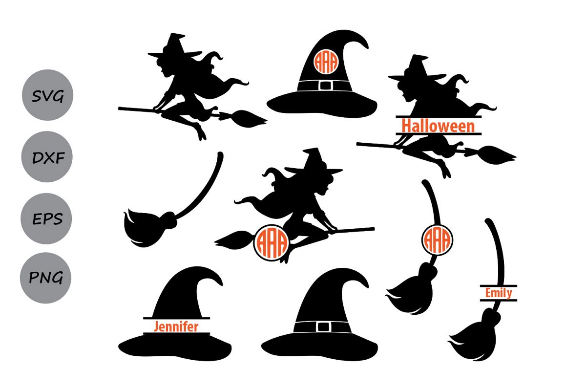 Download Witch SVG Files, halloween svg, witch monogram svg, witch ...