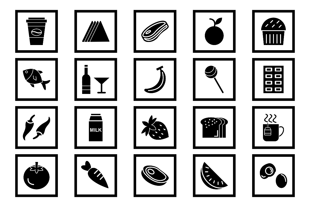 Set Of Food Icons example image 1