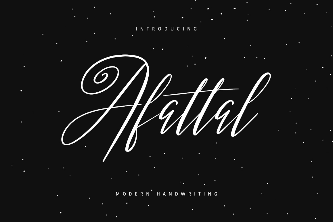 Afattal Typeface example image 1