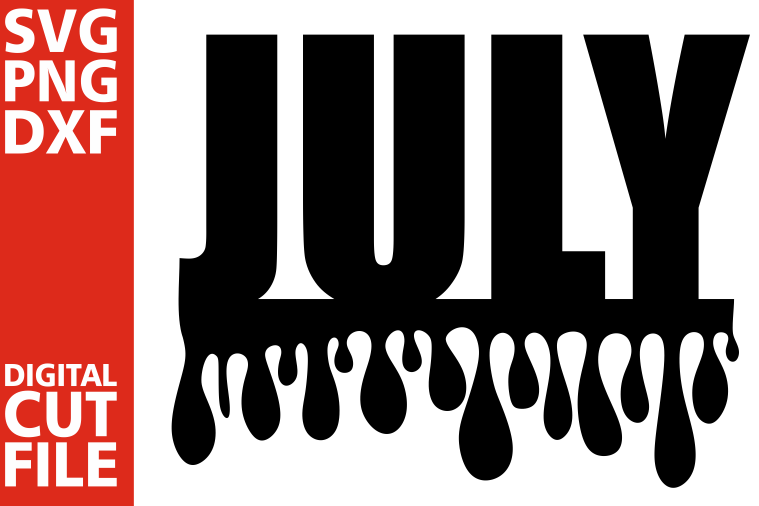 July svg, Month svg, Birthday vector, girl svg, born in svg example image 1
