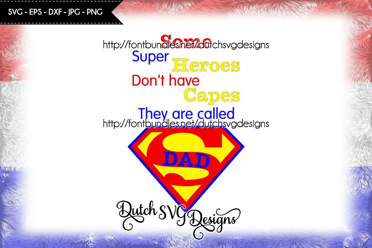 Cutting file Superdad example image 1