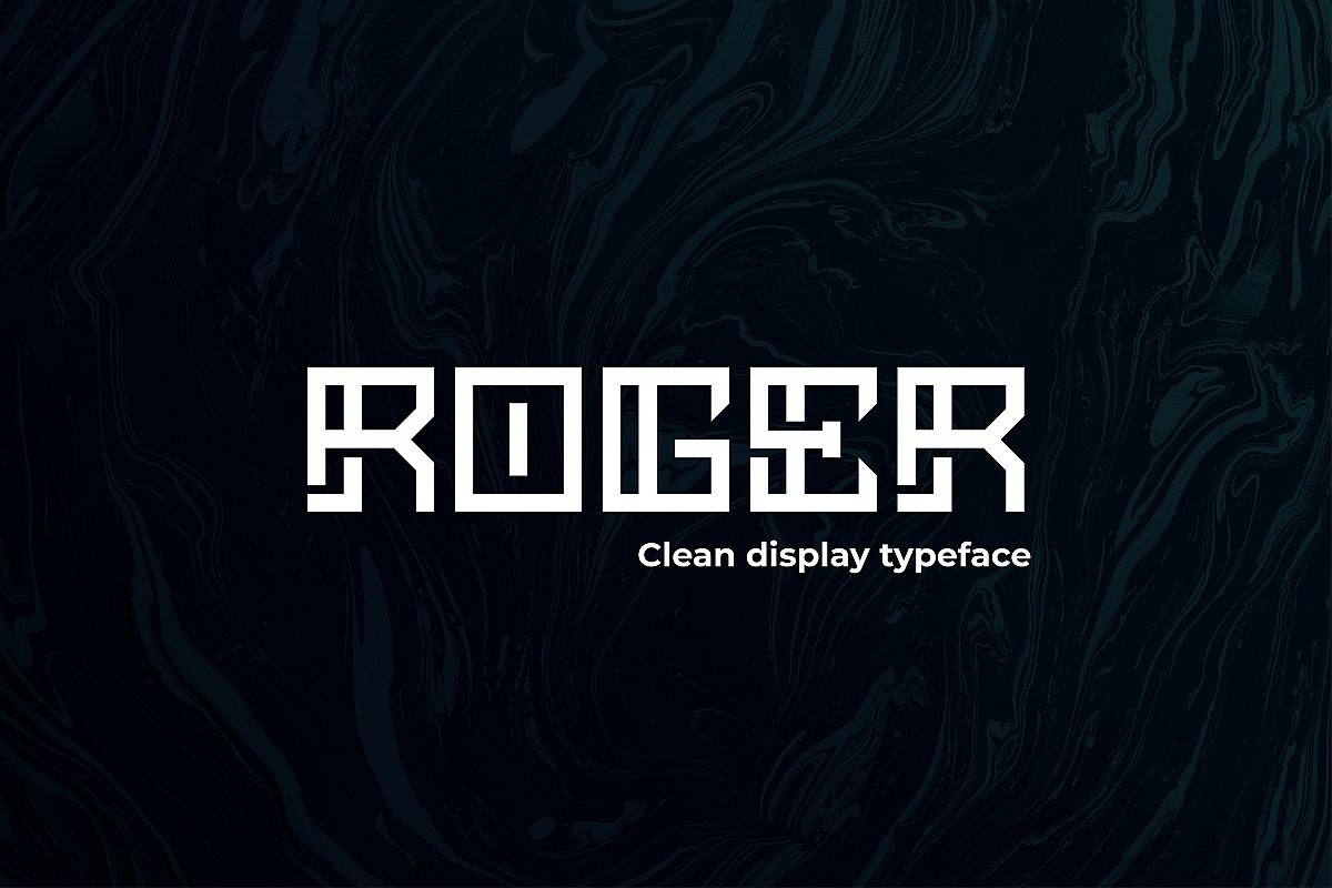 ROGER - Display typeface example image 1