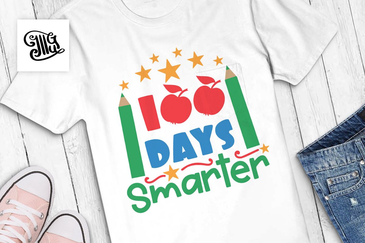 100 days smarter svg example image 1
