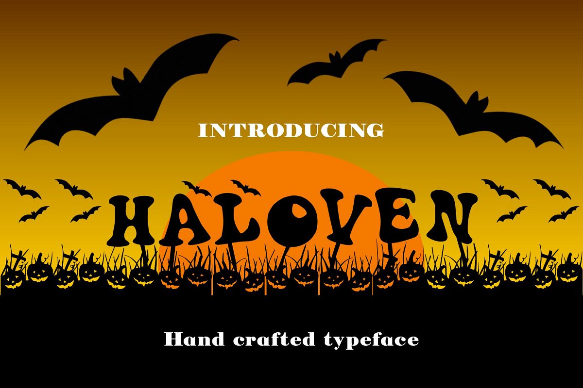 Haloven Font example image 1
