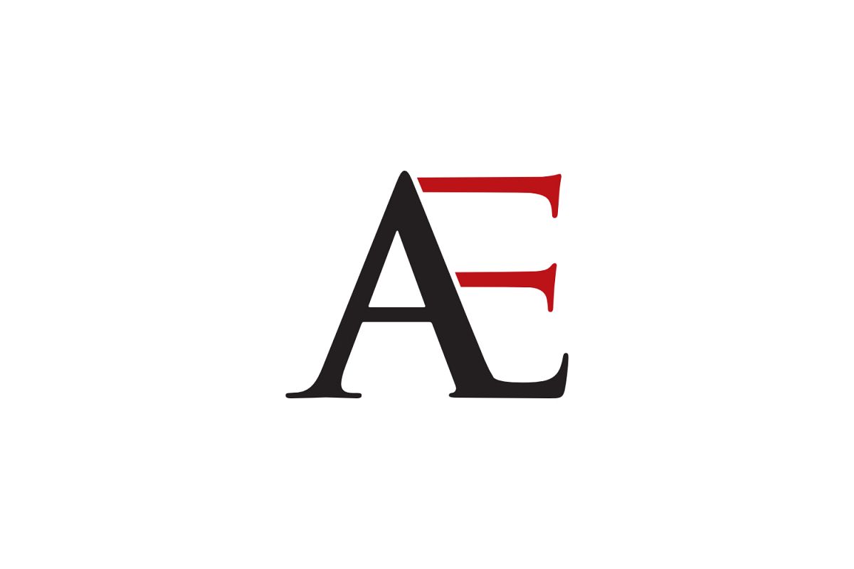 ae letter logo example image 1