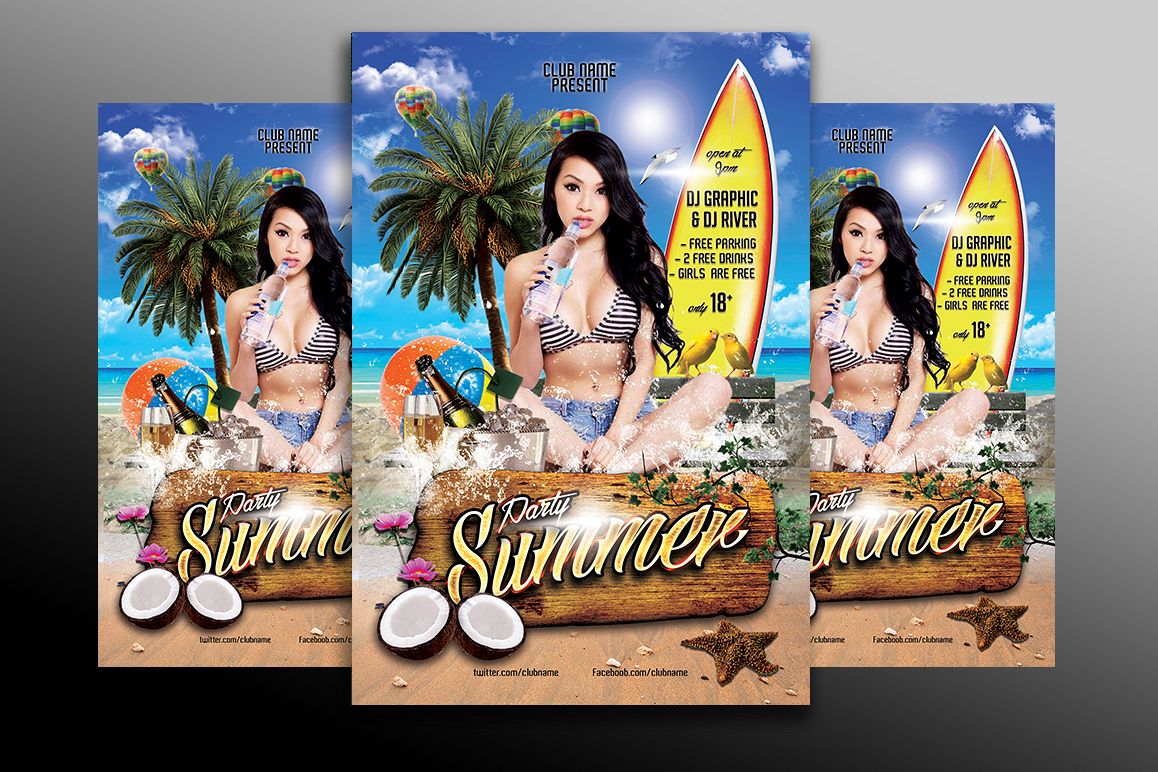 Summer Flyer Party example image 1