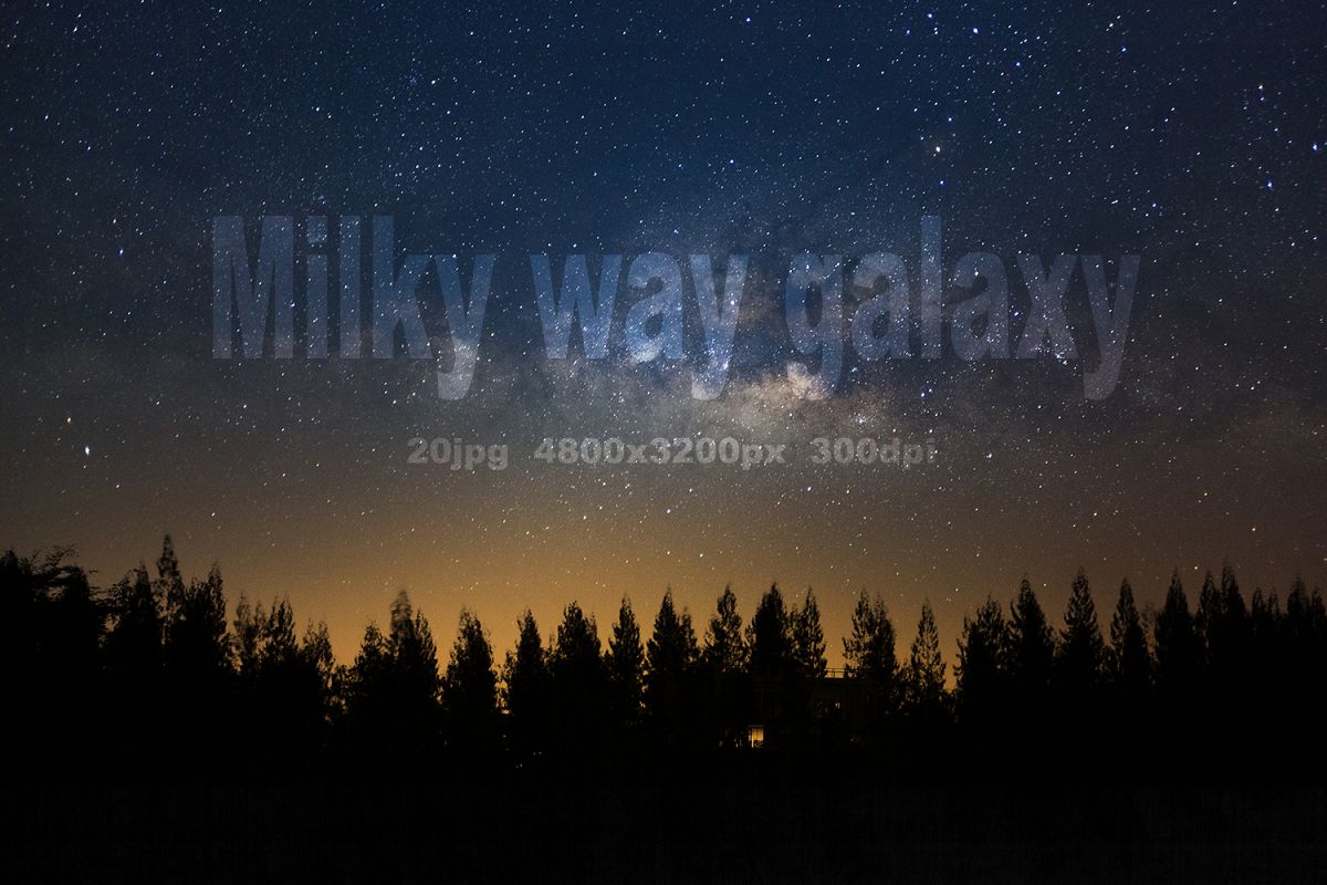 Milky way galaxy example image 1