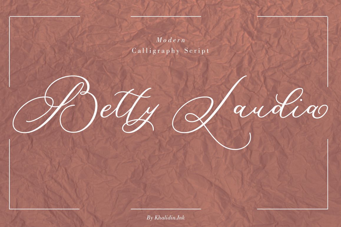 Betty Laudia | Modern Calligraphy example image 1