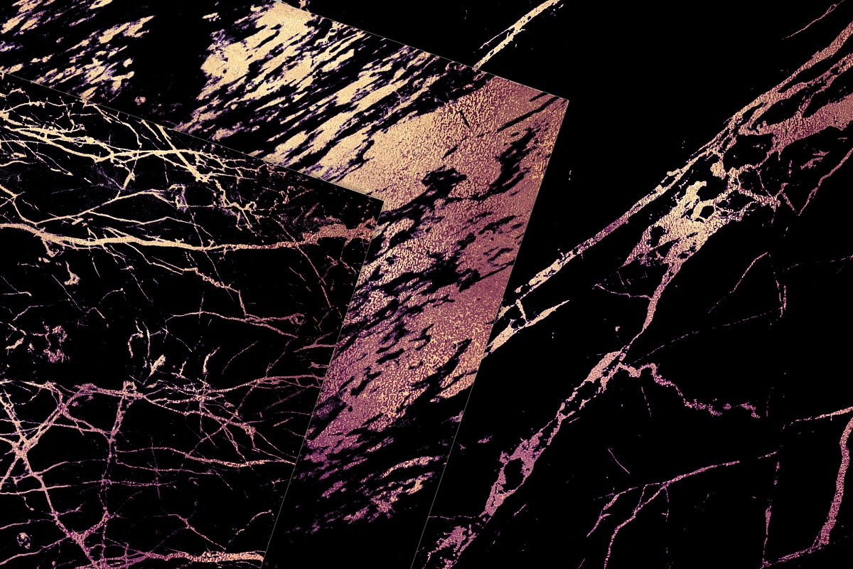 Gold and Black Marble Textures example image 1