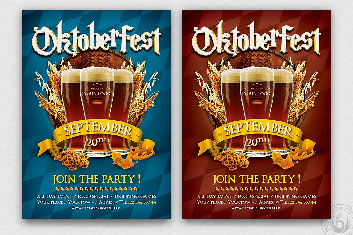 Oktoberfest Flyer Template V1 example image 1