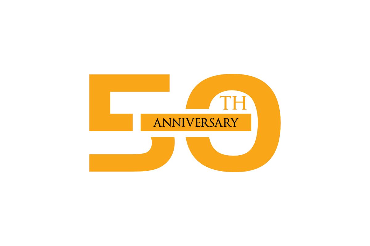 50th anniversary logo example image 1