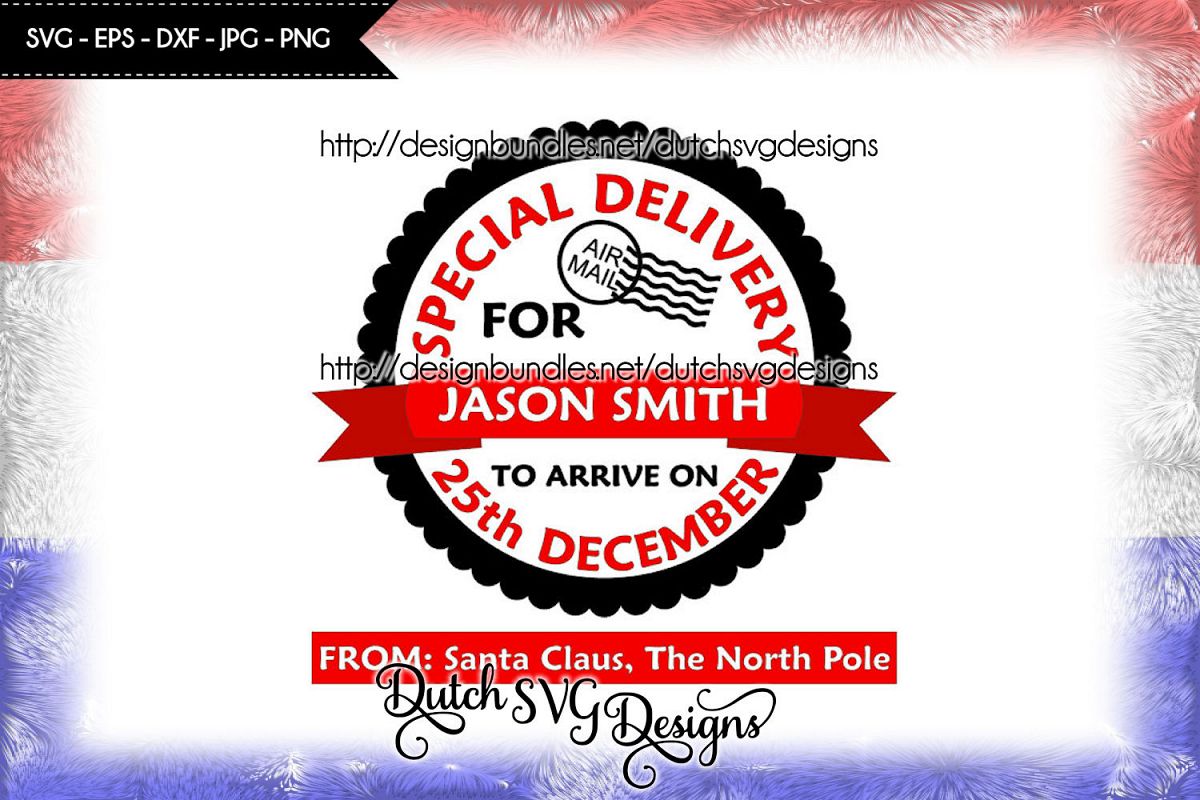 Santa Delivery cutting file, santa sack svg, christmas svg example image 1