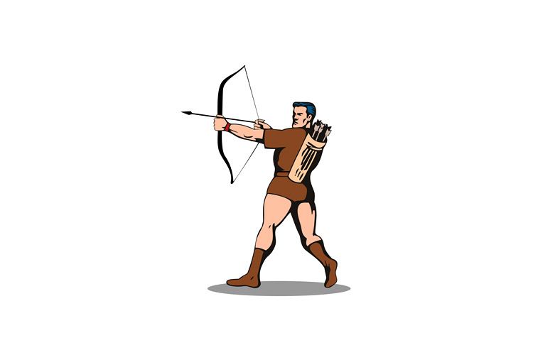 Archer Shooting Arrow example image 1
