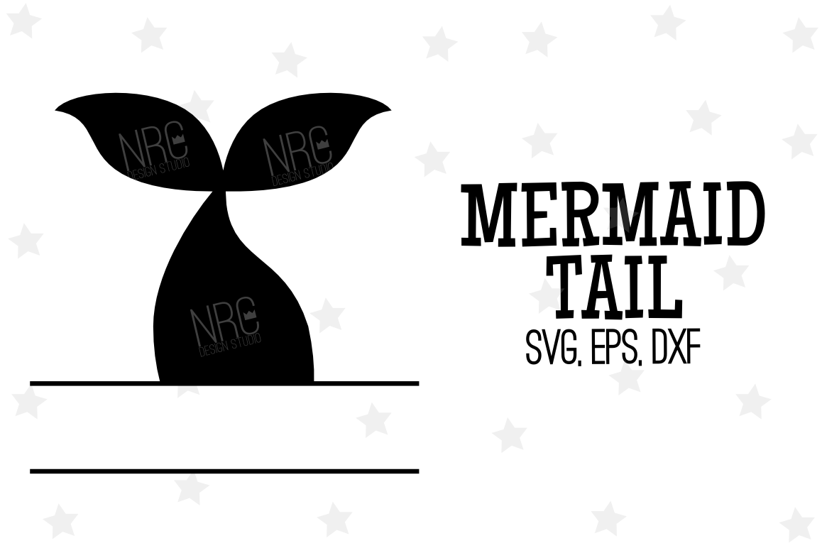 Download Mermaid Tail Frame SVG File