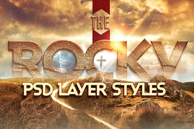Rocky Photoshop Layer Style
