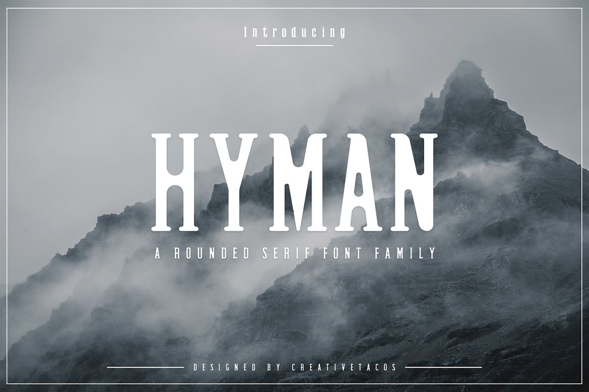 Hyman Rounded Serif Font Family example image 1