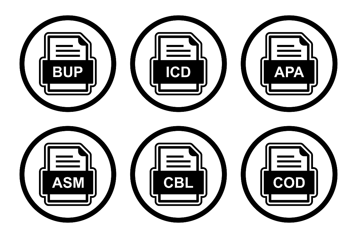 Set Of File Formats Icons example image 1