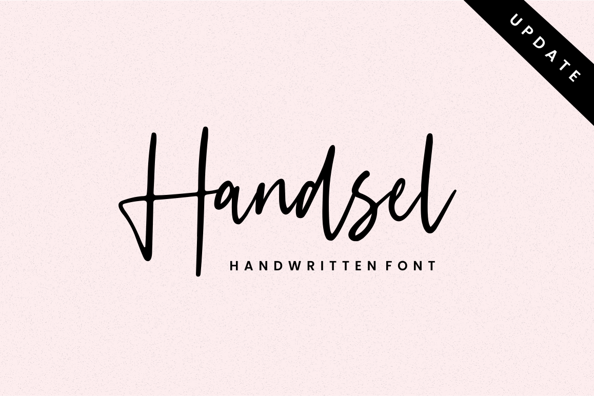 Handsel - Handwritten Font example image 1