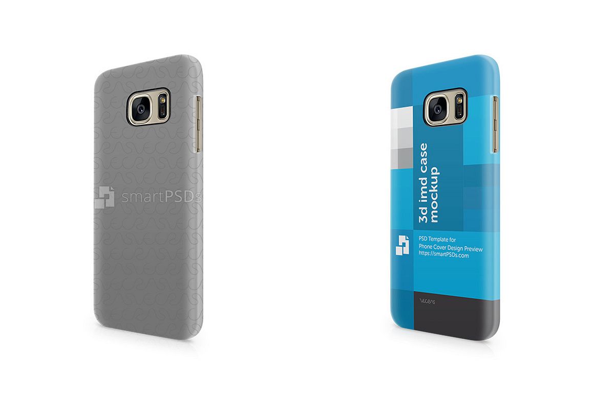Samsung Galaxy S7 3d IMD Mobile Case Design Mockup 2016 example image 1
