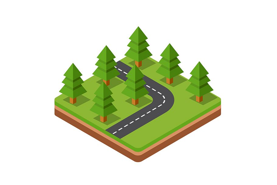 Isometric trees example image 1