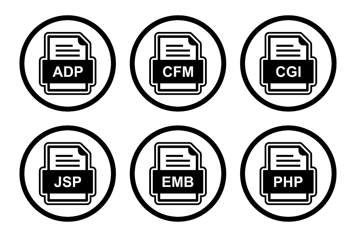 Set Of File Formats Icons example image 1