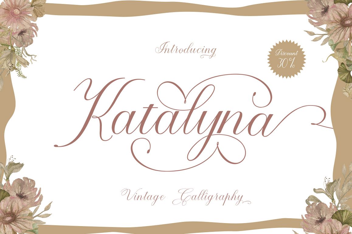 Katalyna Script example image 1