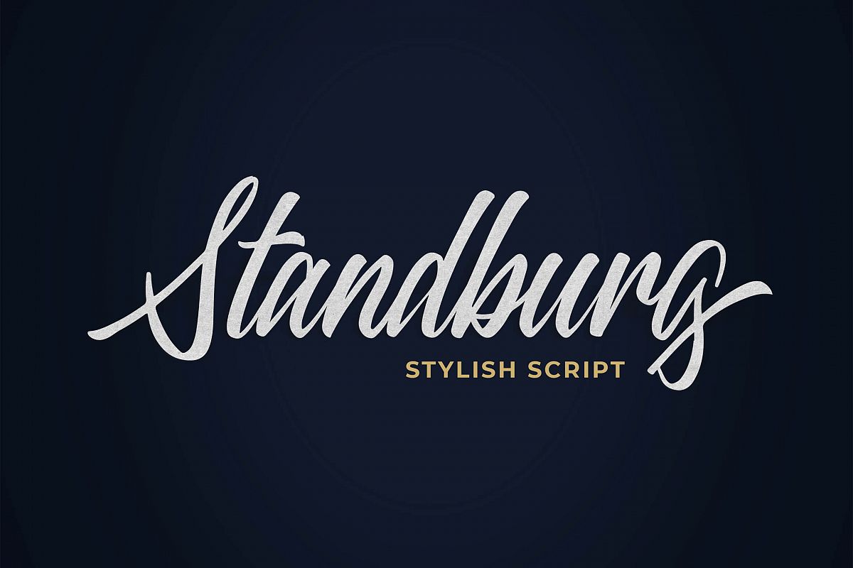Standberg Script Font example image 1
