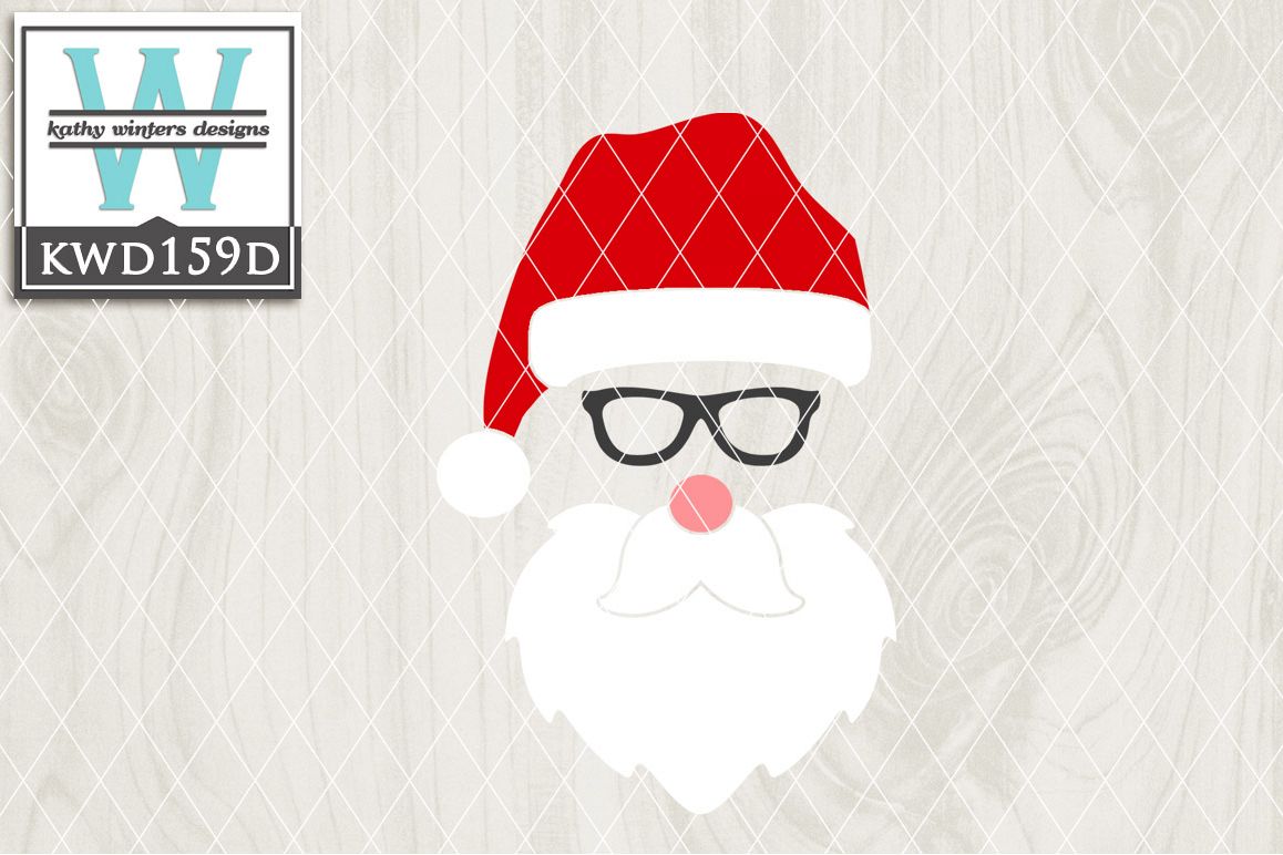 Christmas SVG - Santa KWD159D example image 1