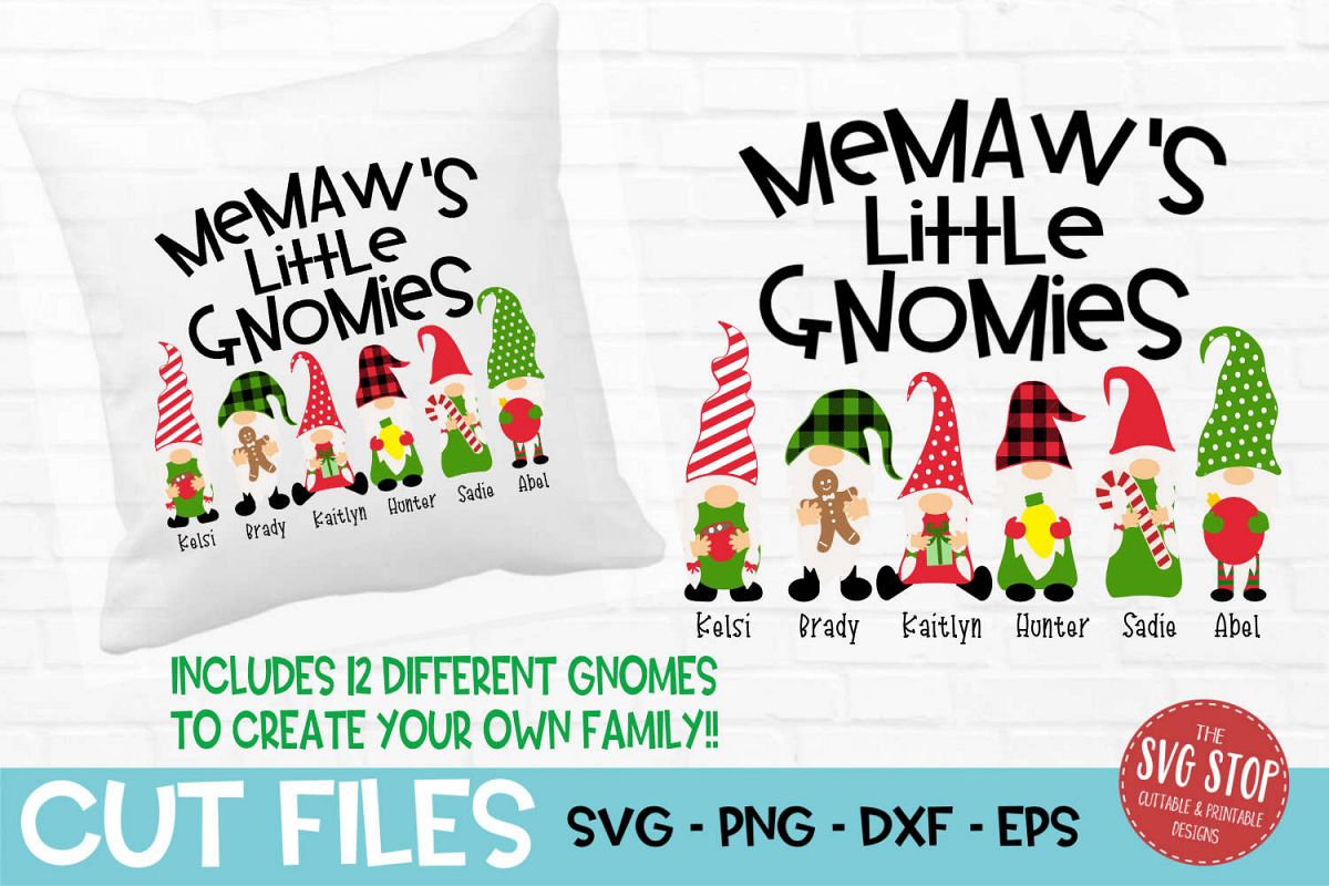 Download Memaw S Little Gnomies Christmas Svg Png Dxf Eps 410677 Svgs Design Bundles