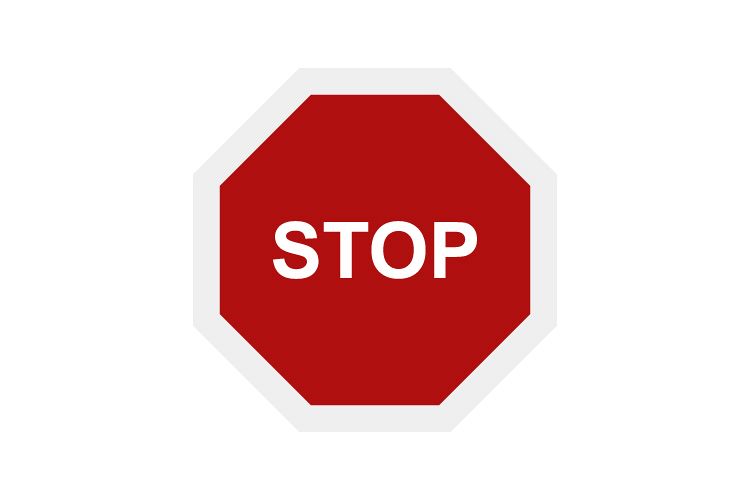 Stop icon example image 1