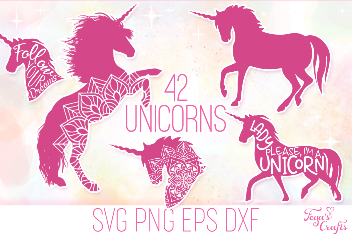 Unicorn SVG Bundle - The Complete Craft Collection example image 1