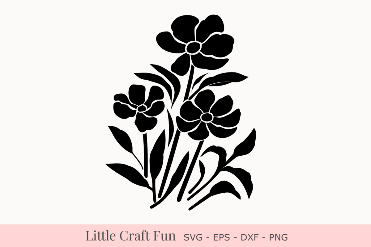 Free Free 198 Silhouette Flower Garden Svg SVG PNG EPS DXF File