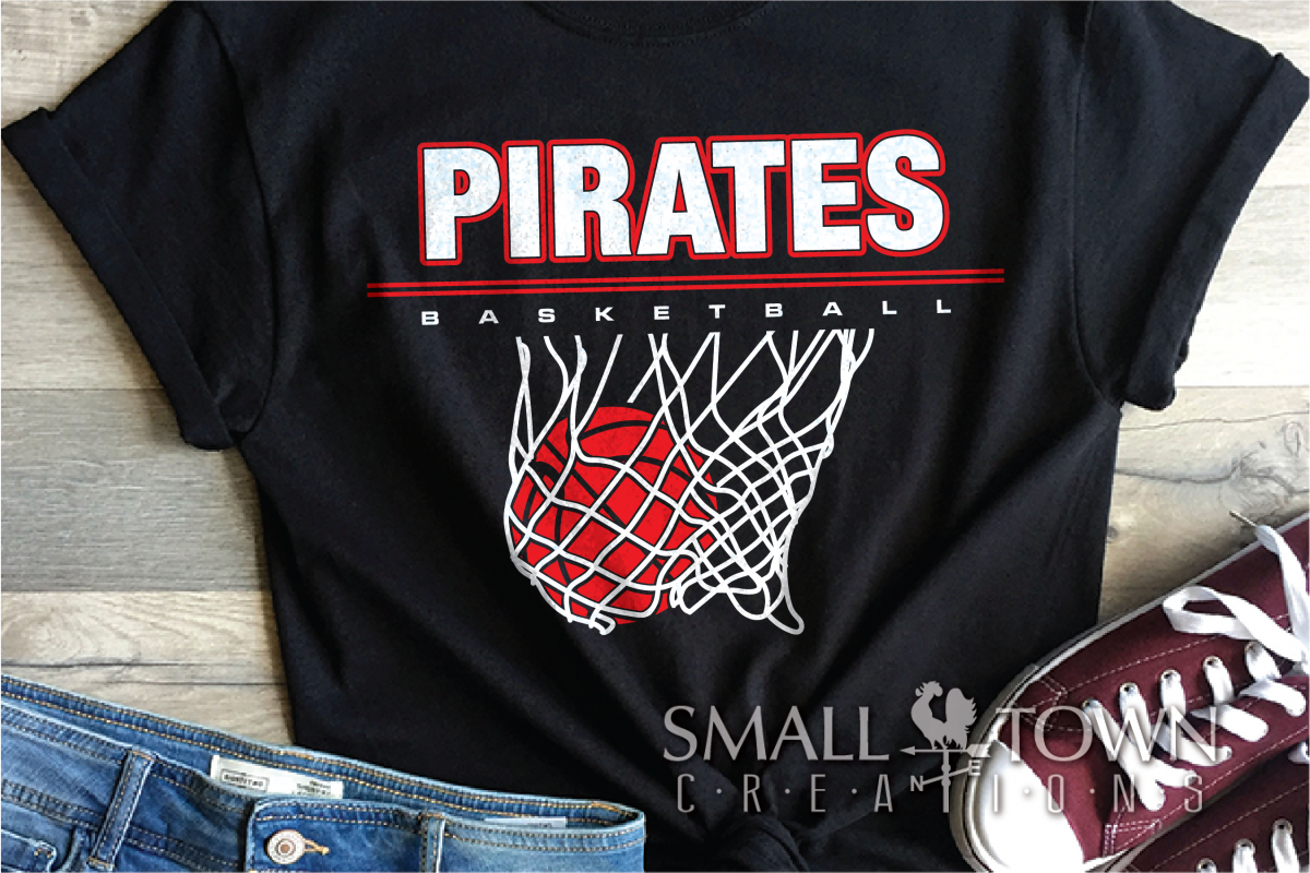 Pirate, Pirate Basketball, Sport, Design, PRINT, CUT, DESIGN example image 1
