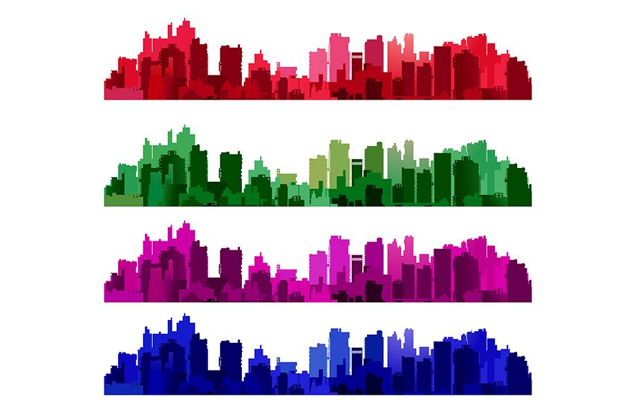 Silhouette of a city landscape example image 1