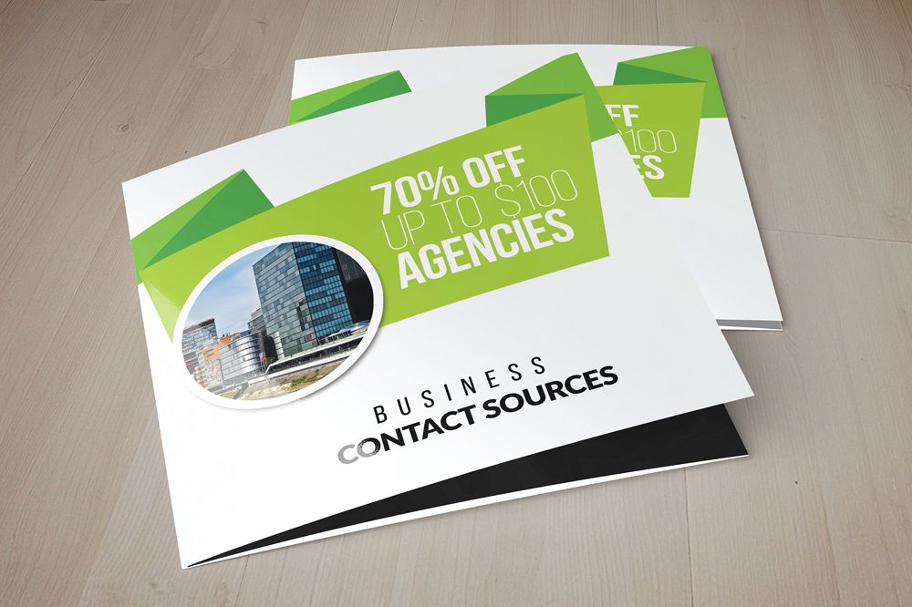 Business Solutions Consultant Square Trifold Brochure example image 1