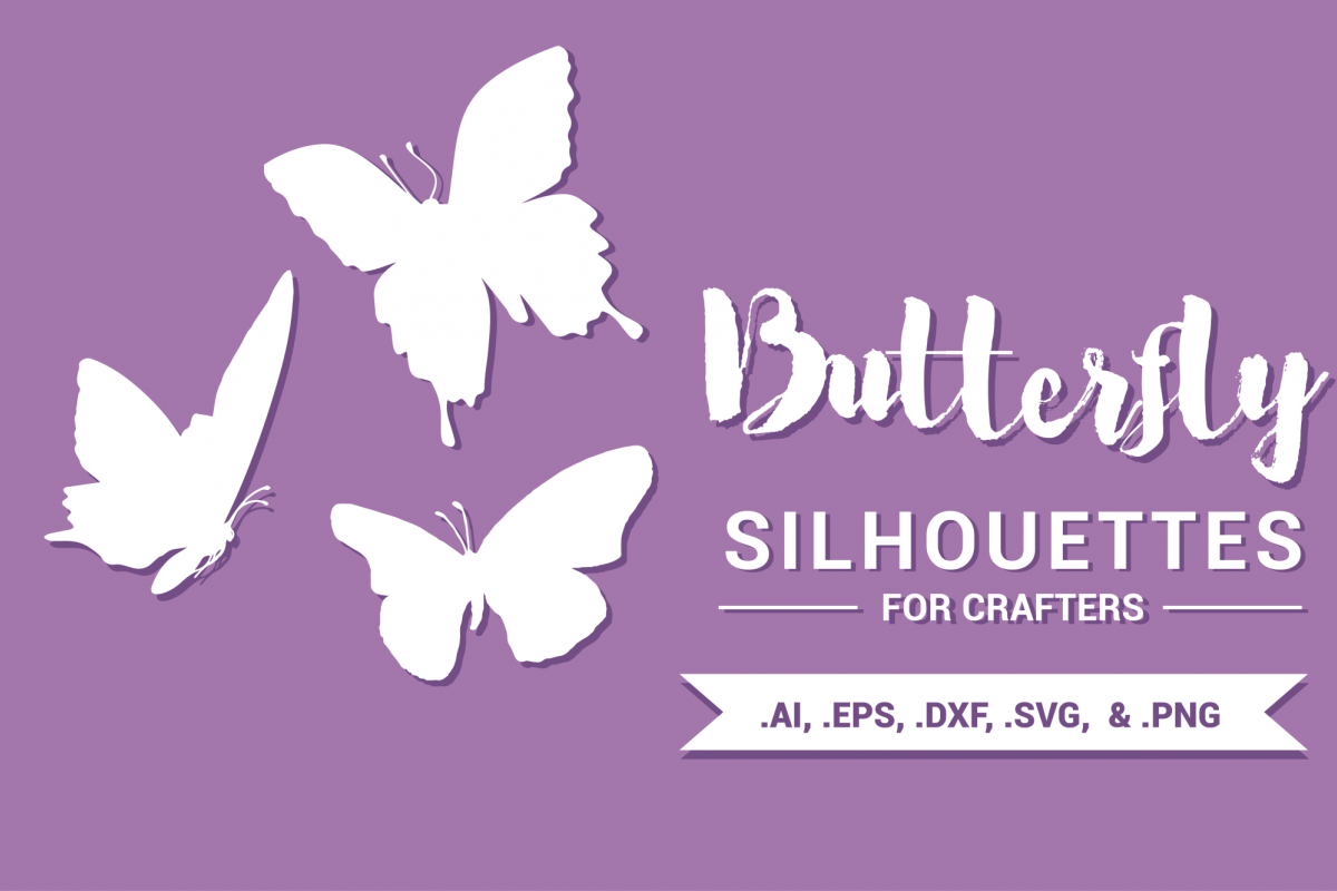 Butterfly Silhouettes for Crafters example image 1