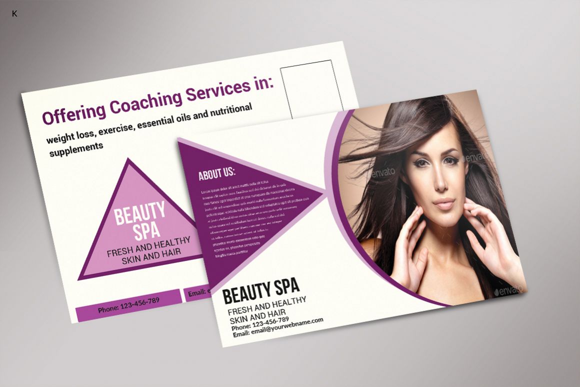 Beauty Spa Post Card example image 1